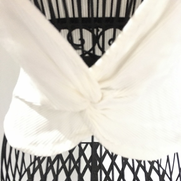 white string fitted tank top size M - Picture 4 of 5